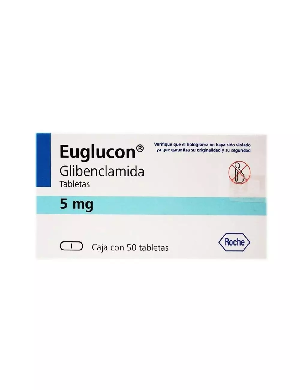 Euglucon 5mg Caja Con 50 Tabletas