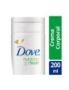 Dove Crema Corporal Nutrición Go Fresh Frasco Con 200 mL