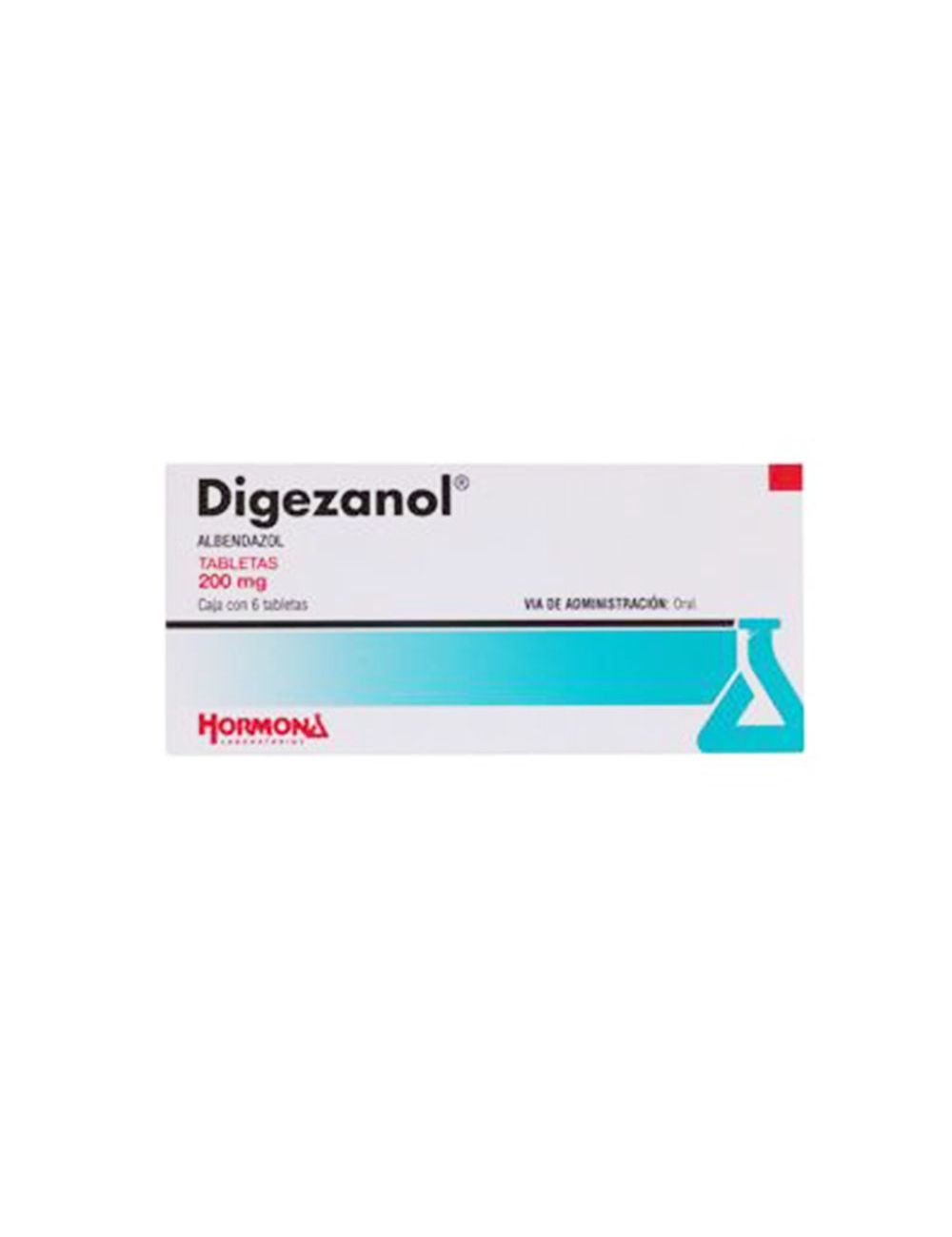 DIGEZANOL 200 MG CAJA CON 6 TABLETAS