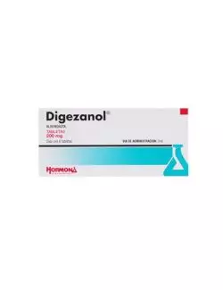 DIGEZANOL 200 MG CAJA CON 6 TABLETAS