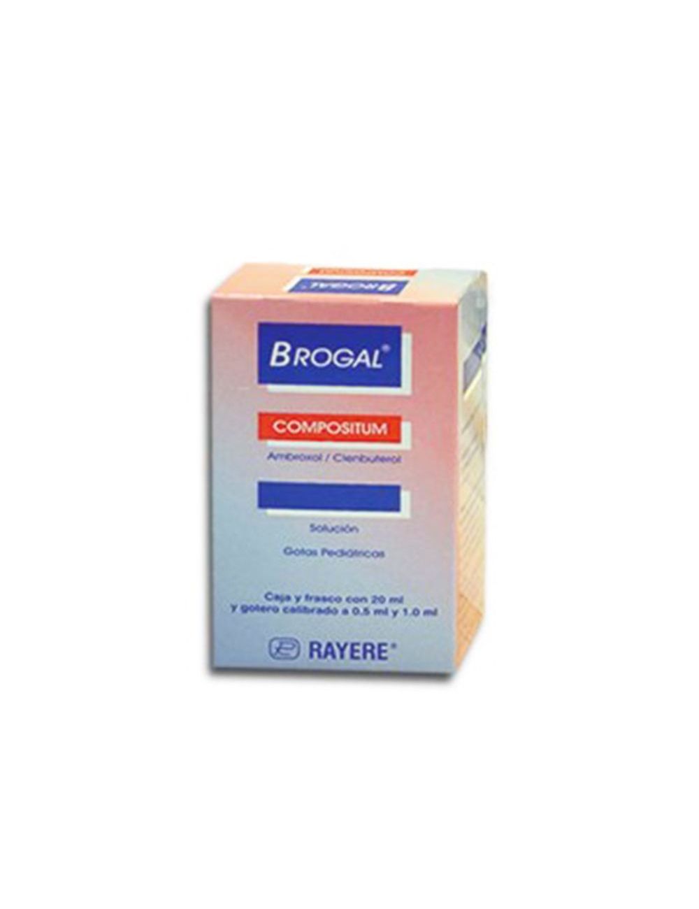 Brogal Compositum Caja yFrasco Con 20 mL Y Gotero Calibrado a 0.5 mL y 1.0 mL