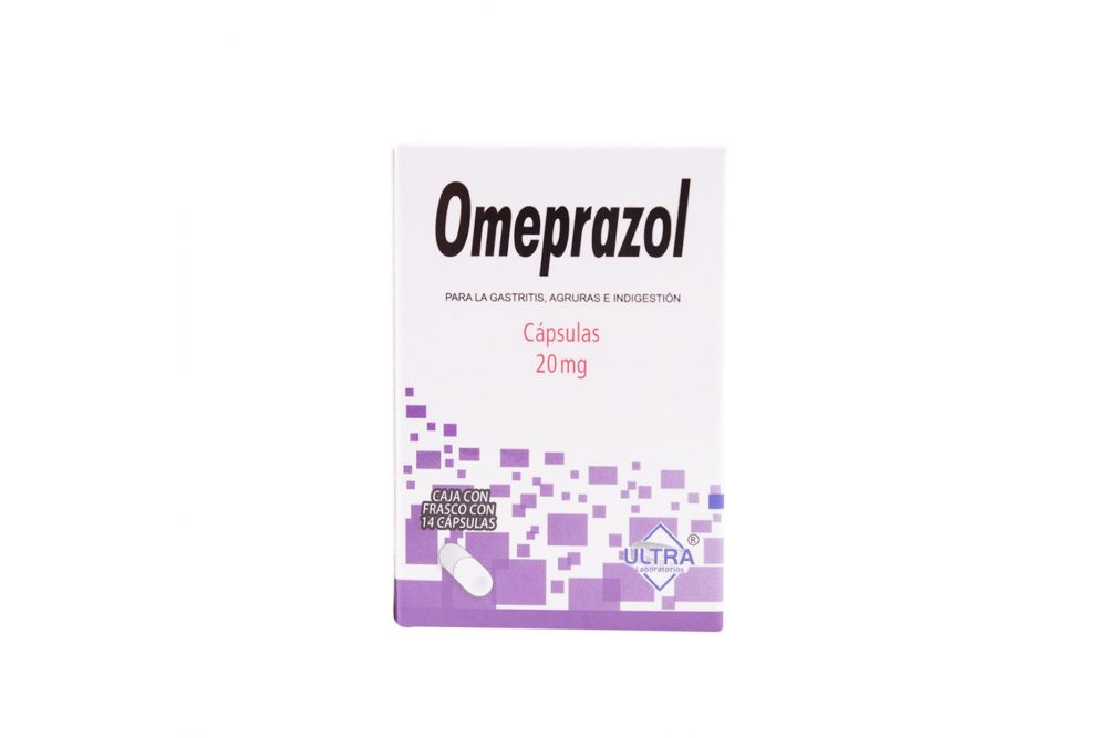 Comprar Omeprazol 20 mg con 14 cápsulas