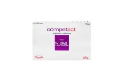 Competact 15mg/850mg Caja Con 14 Tabletas