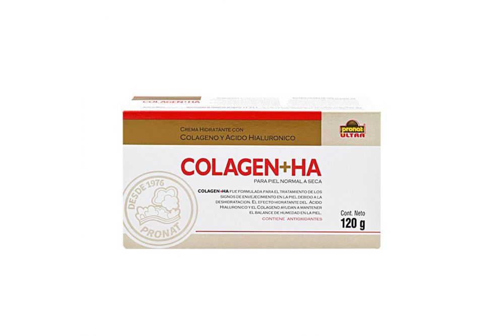 Colagen+Ha Crema Hidratante Con Colágeno y Ácido Hialurónico Con 120 mL
