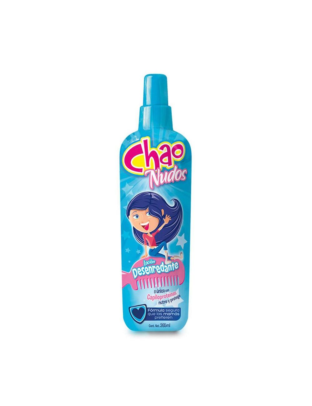 Chao Nudos Loción Desenredante Frasco de 265 mL