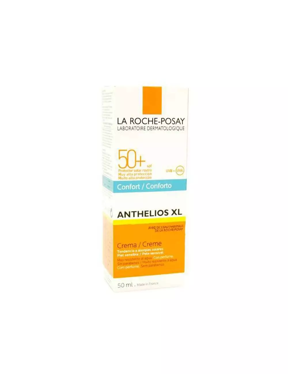 Anthelios XL Protector Solar Confort FPS 50+ Caja Con Tubo Con 50mL Anthelios XL Protector Solar Confort FPS 50+ Caja Con Tubo Con 50mL