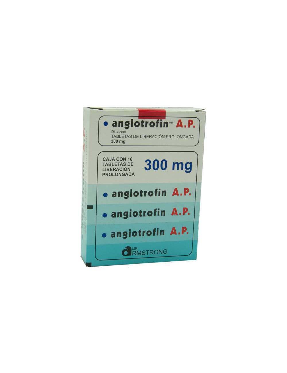 Angiotrofin A.P 300 mg Caja Con 10 Tabletas