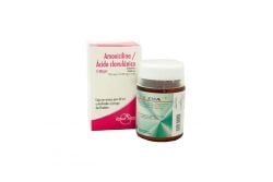 Amoxicilina / Ácido Clavulánico 125 mg / 31.25 mg Suspensión Pediátrica Caja Con Envase Con 60 mL - RX2