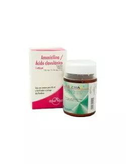 Amoxicilina / Ácido Clavulánico 125 mg / 31.25 mg Suspensión Pediátrica Caja Con Envase Con 60 mL - RX2