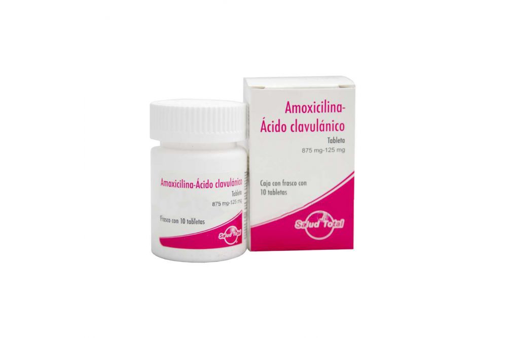 Amoxicilina / Ácido Clavulánico 850 mg / 125 mg Caja Con 10 Tabletas - RX2