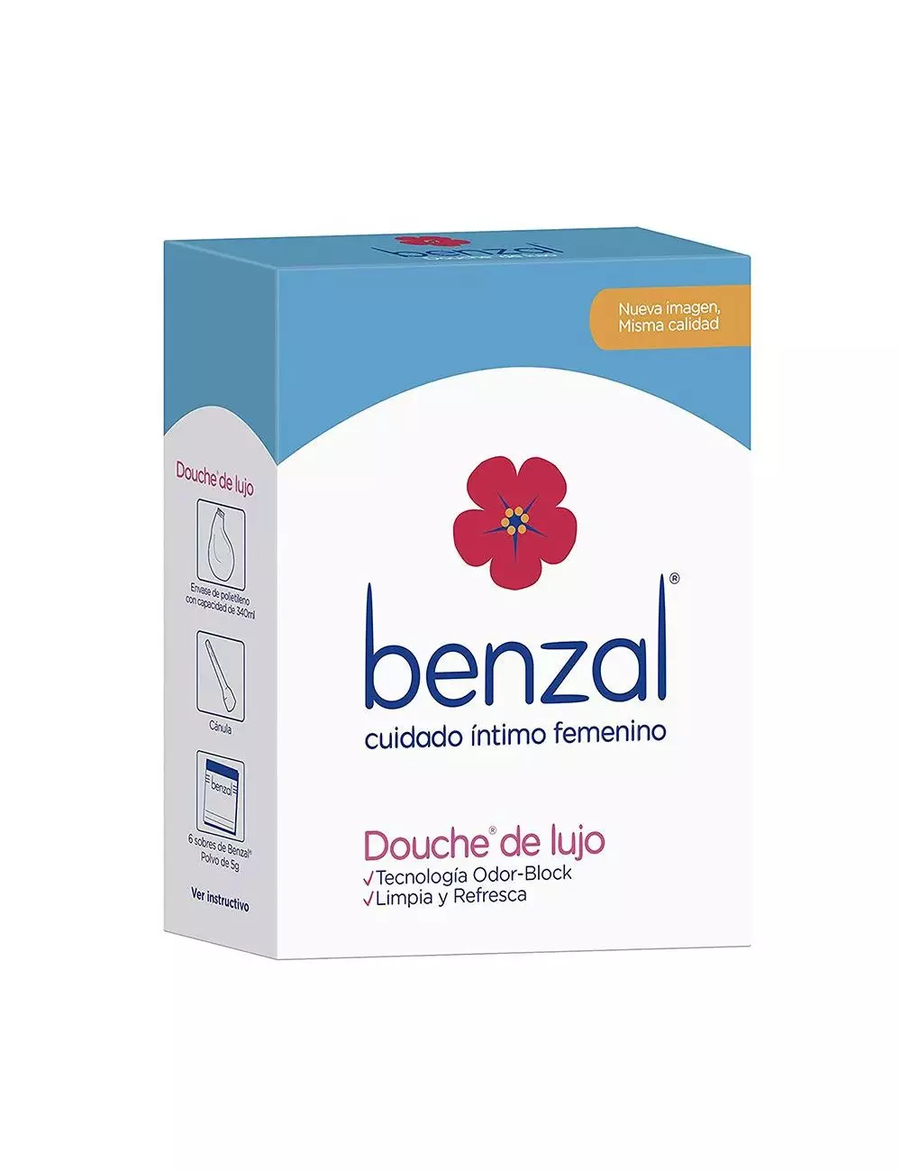 BENZAL DOUCHE DE LUJO KIT - CAJA CON DISPOSITIVOS Y SOBRES CON 5G