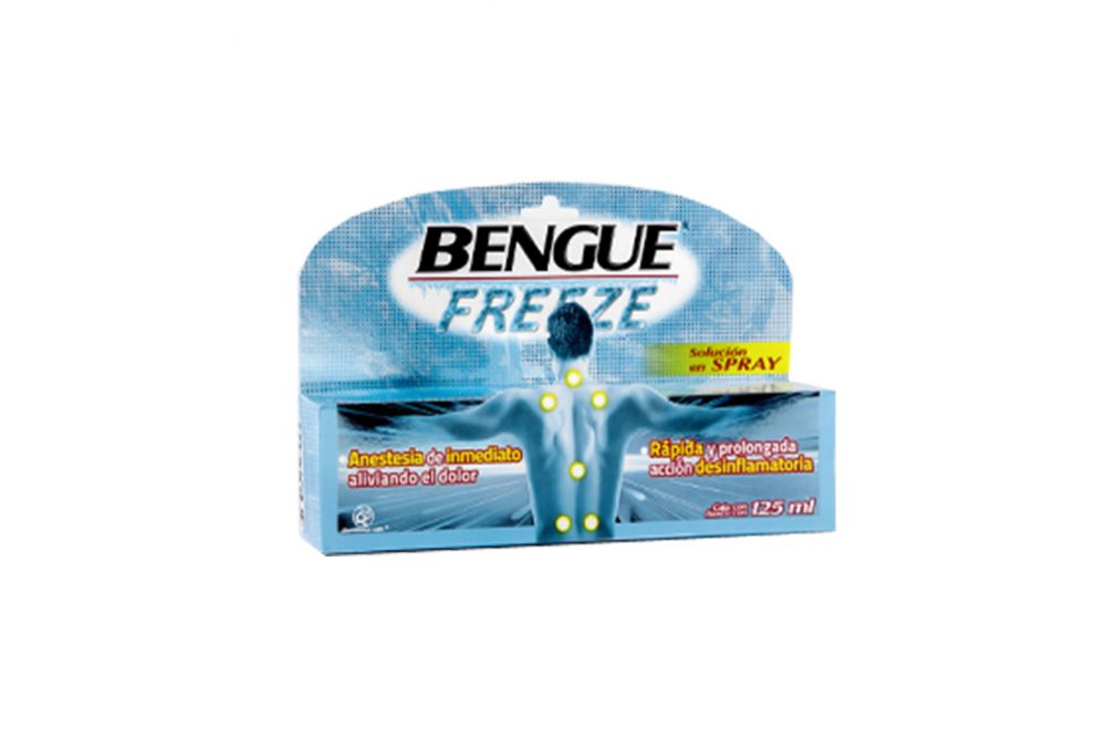 Bengue Freeze Spray Caja Con 125 mL
