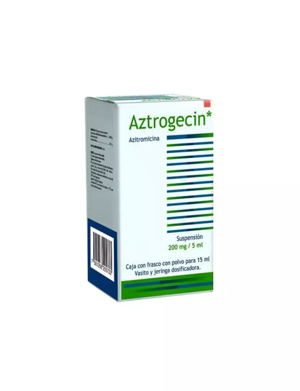 Aztrogecin Suspensión 200 mg / 5 mL  Caja Con Frasco Con 15 mL - RX2