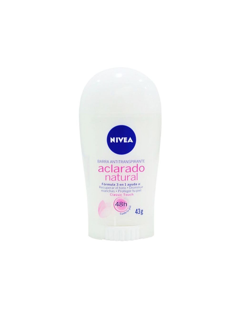 Antitranspitante Nivea Aclarado Natural Stick Barra Con 43g