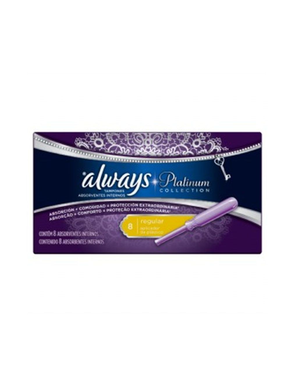 Always Platinum Collection Caja Con 8 Absorbentes Internos Regular