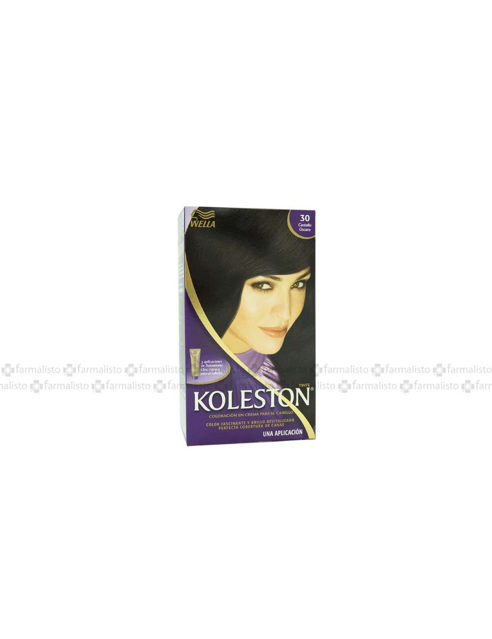 Koleston Tinte para Cabello en Crema No 30, Castaño Oscuro