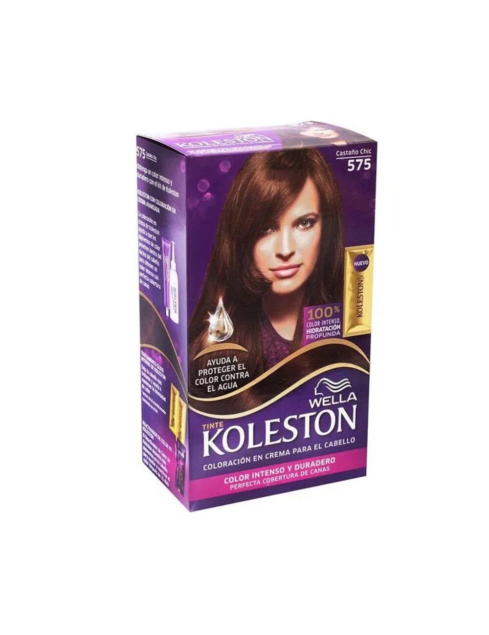 Tinte Koleston Castano Chic N° 575 Caja Con Tubo