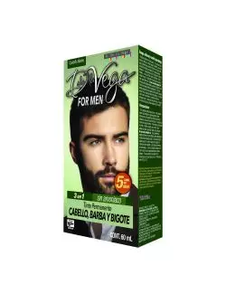 Tinte Para Hombre De La Vega Castaño Medio 60 mL