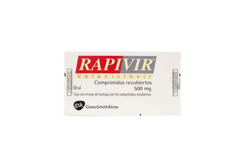 Rapivir 500 mg Caja Con 42 Comprimidos