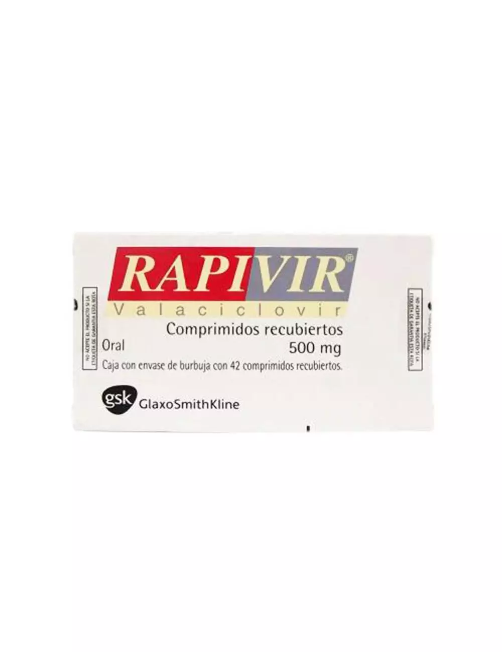 Rapivir 500 mg Caja Con 42 Comprimidos