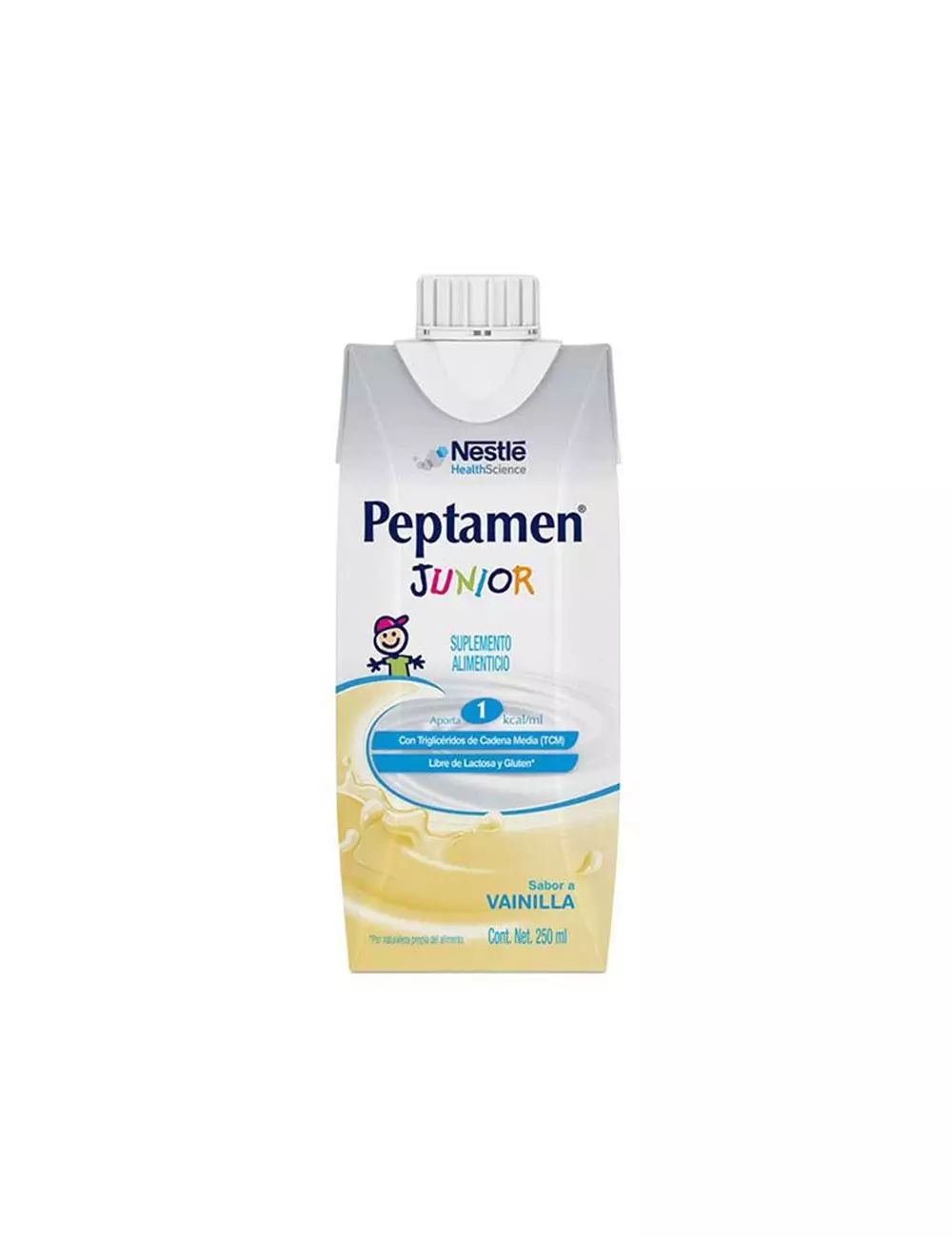 Peptamen Junior Tetrapack Con 250 mL Sabor Vainilla