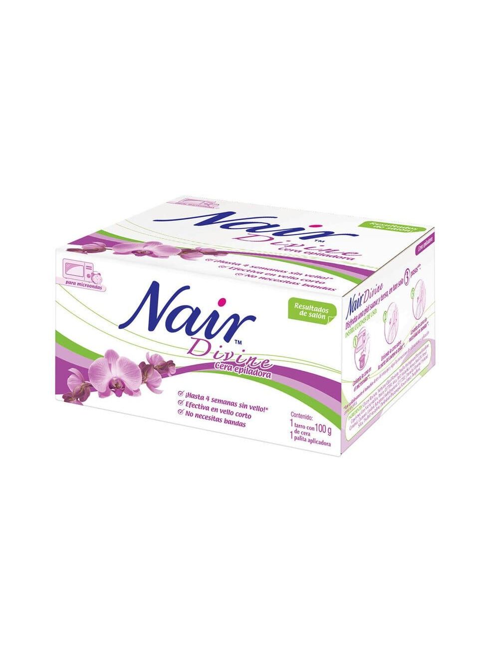 Nair Divine Cera Para Depilar Caja Con Tarro Con 100g Nair Divine Cera Para Depilar Caja Con Tarro Con 100g