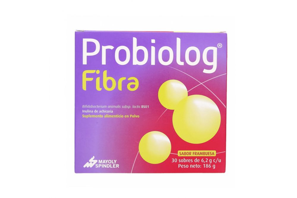 Probiolog Fibra Caja Con 30 Sobres Sabor Frambuesa