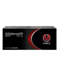 M Force 100 mg Caja Con 4 Tabletas