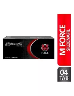 M Force 100 mg Caja Con 4 Tabletas