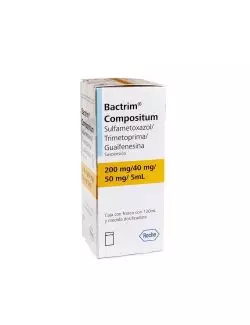 Bactrim Compositum 200 mg / 40 mg / 50 mg / 5 mL Caja Con Frasco Con 120 mL - RX2