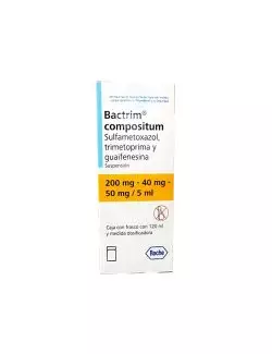 Bactrim Compositum 200 mg / 40 mg / 50 mg / 5 mL Caja Con Frasco Con 120 mL - RX2