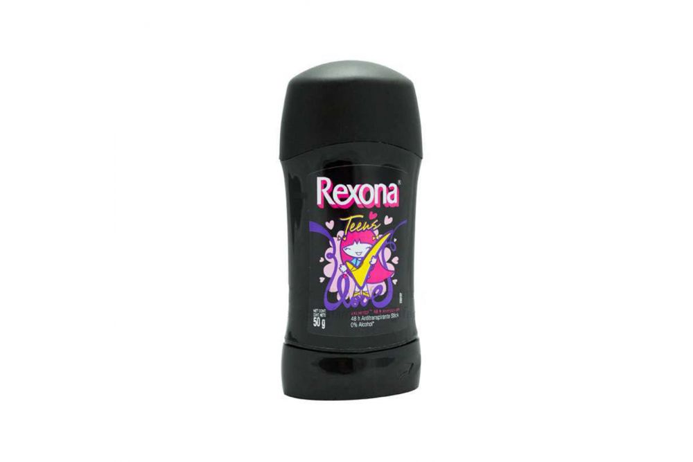 Antitranspirante Rexona Teens Love 48H Stick Barra Con 50 g