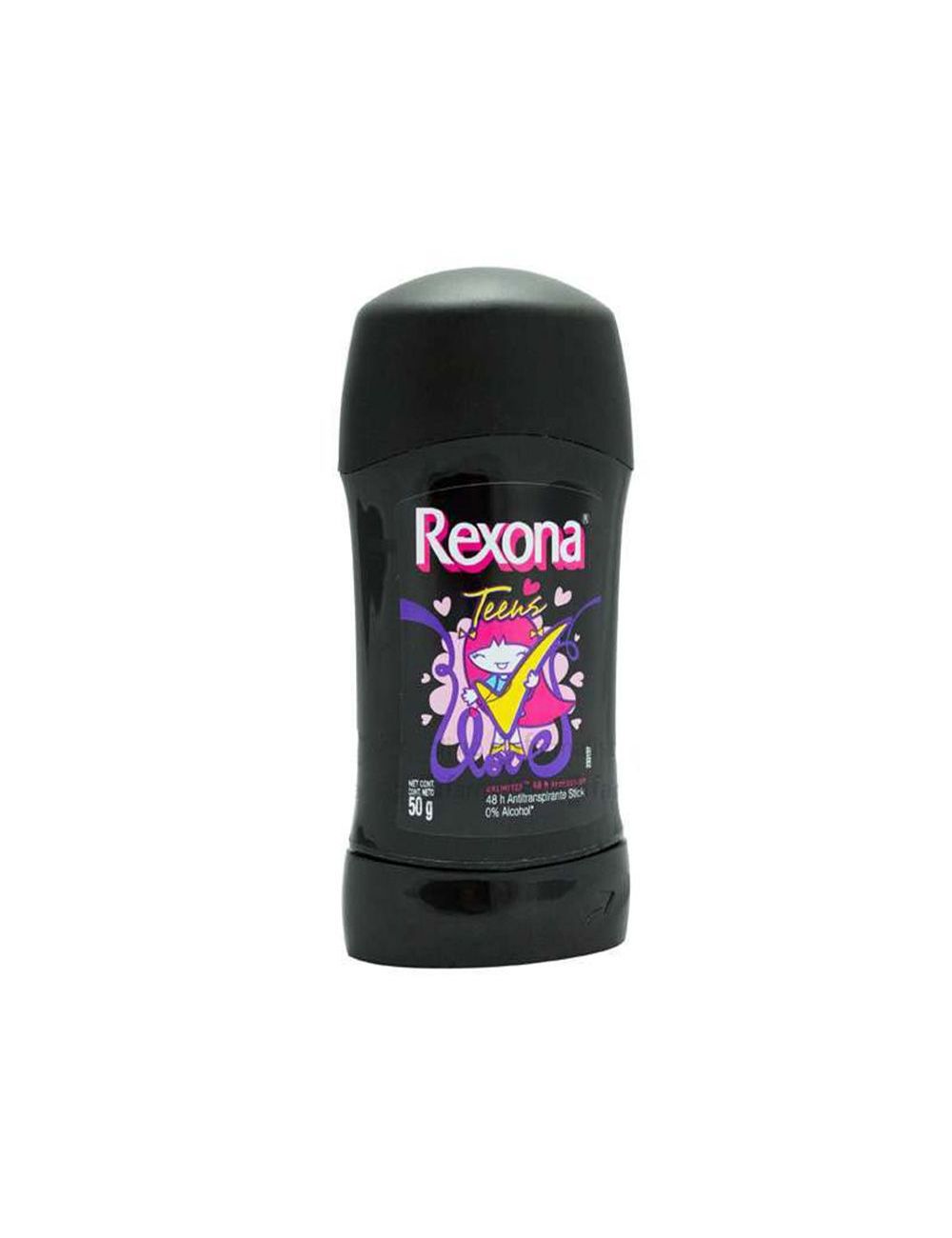 Antitranspirante Rexona Teens Love 48H Stick Barra Con 50 g