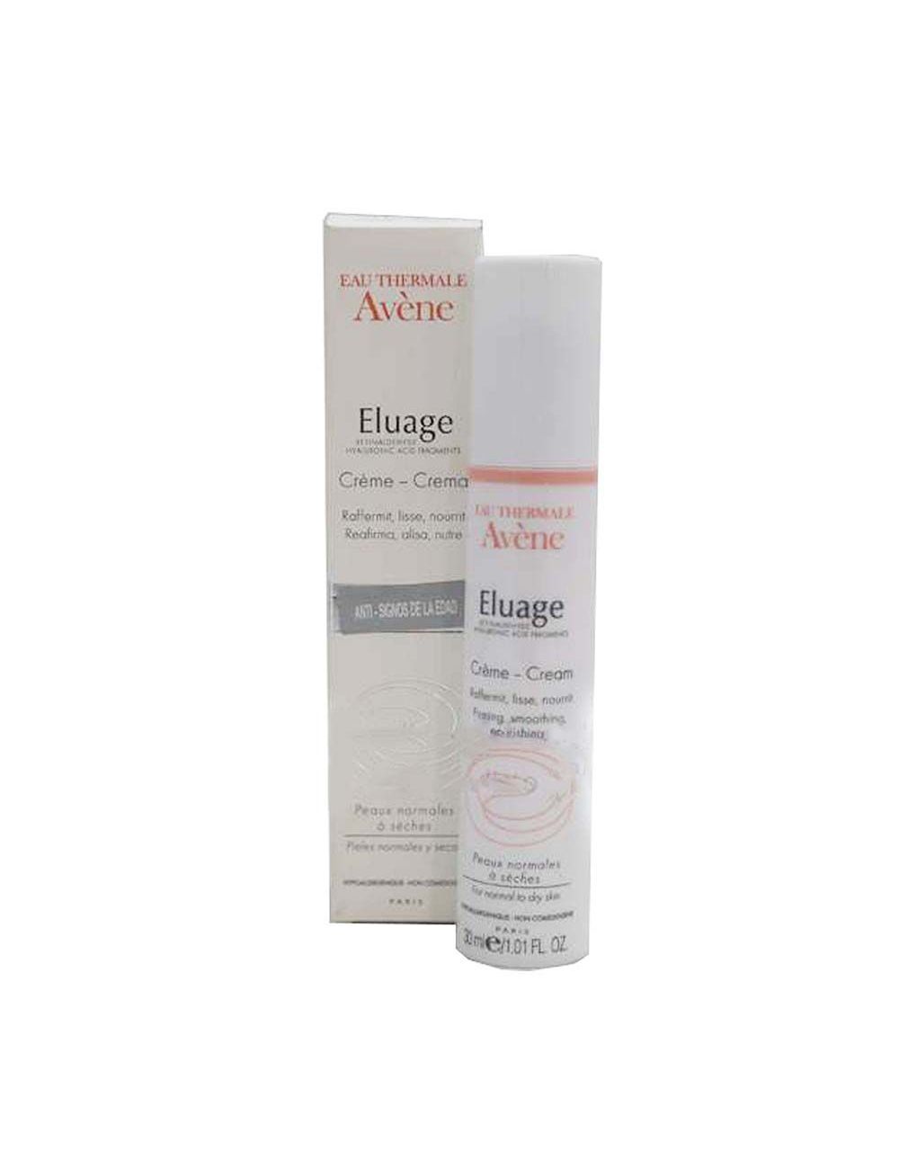 Crema Facial Eluage Anti-Signos De La Edad Avène Caja Con Frasco Con 30 mL