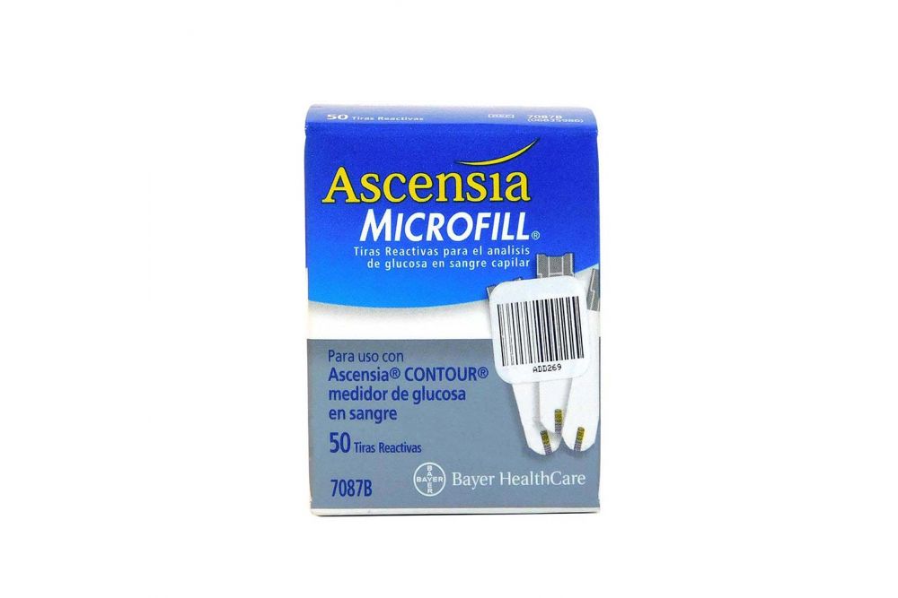 Ascensia Microfill Caja con 50 Tiras