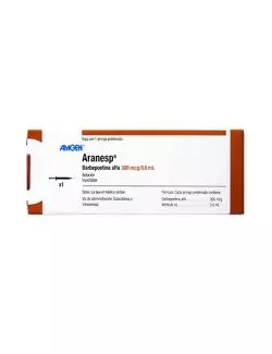 Aranesp® (Darbepoetina alfa) 300 mcg/0.6 ml - 1 Jeringa Prellenada - Amgen - Rx3