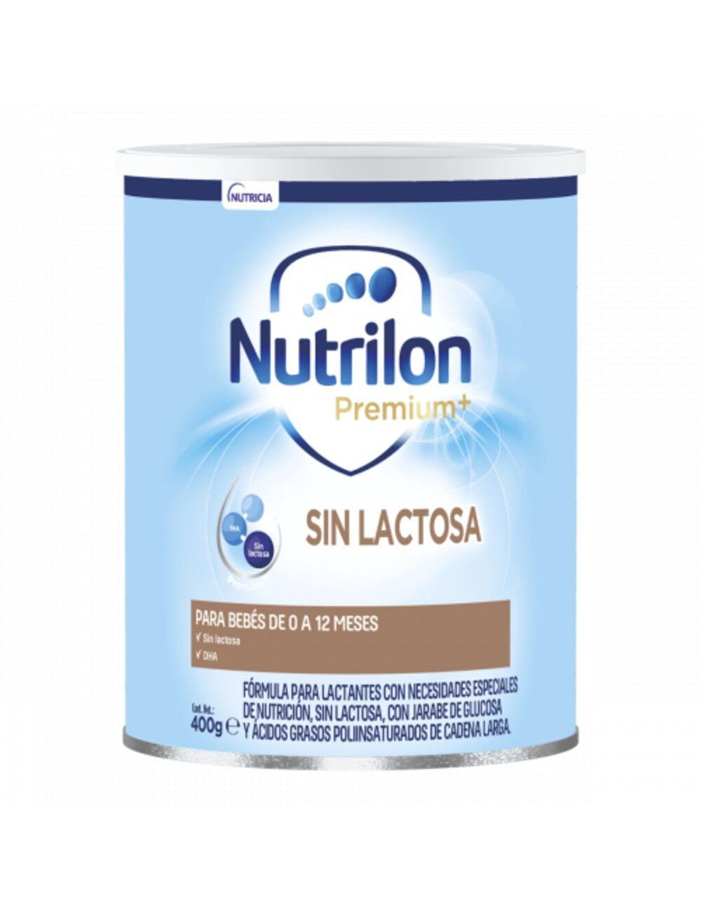 Nutrilon Premium Sin Lactosa Lata con 400 g