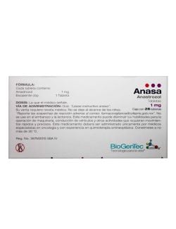 Anasa 1 mg Caja Con 28 Tabletas