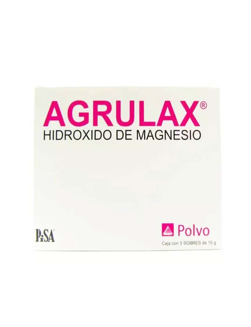 Agrulax Magnesia Hidratada Caja Con 5 Sobres De !5g Cada Uno