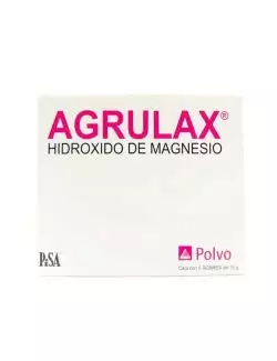 Agrulax Magnesia Hidratada Caja Con 5 Sobres De !5g Cada Uno