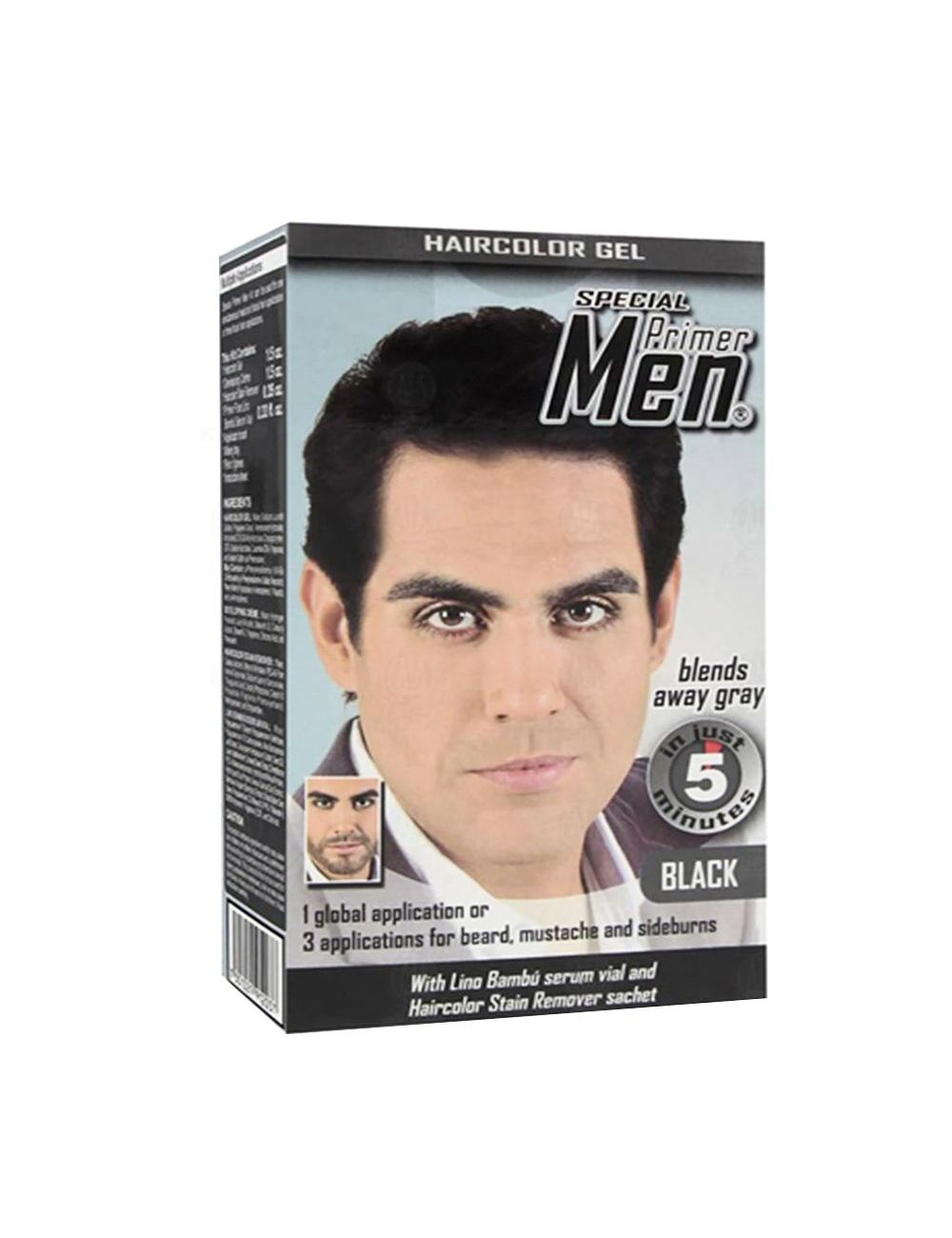 Tinte Primer Men Shampoo Negro