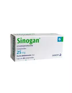 Sinogan 25 mg Caja Con 20 Comprimidos - RX1