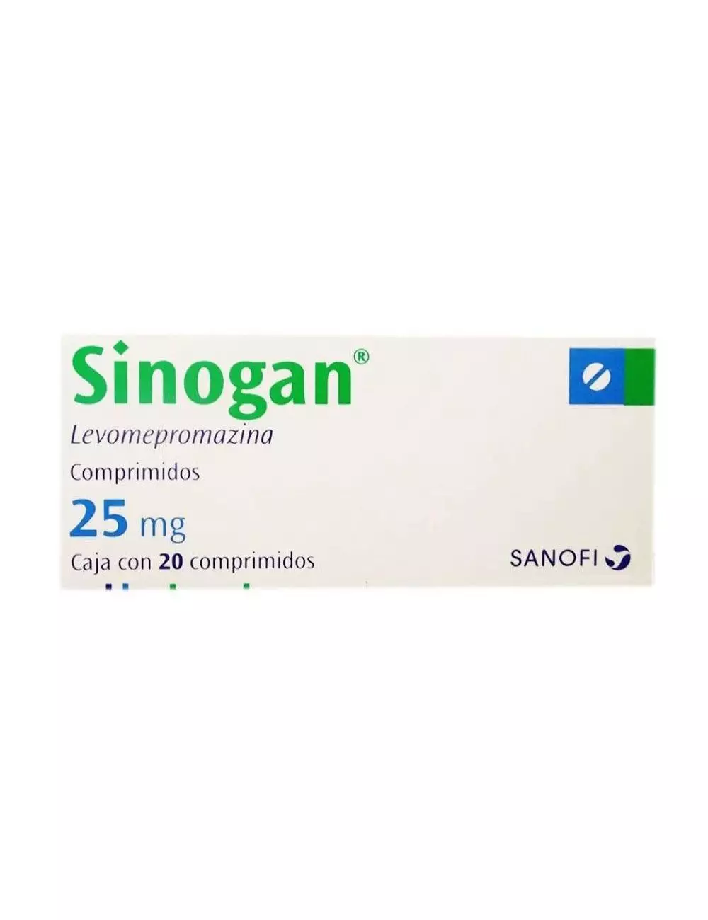 Sinogan 25 mg Caja Con 20 Comprimidos - RX1