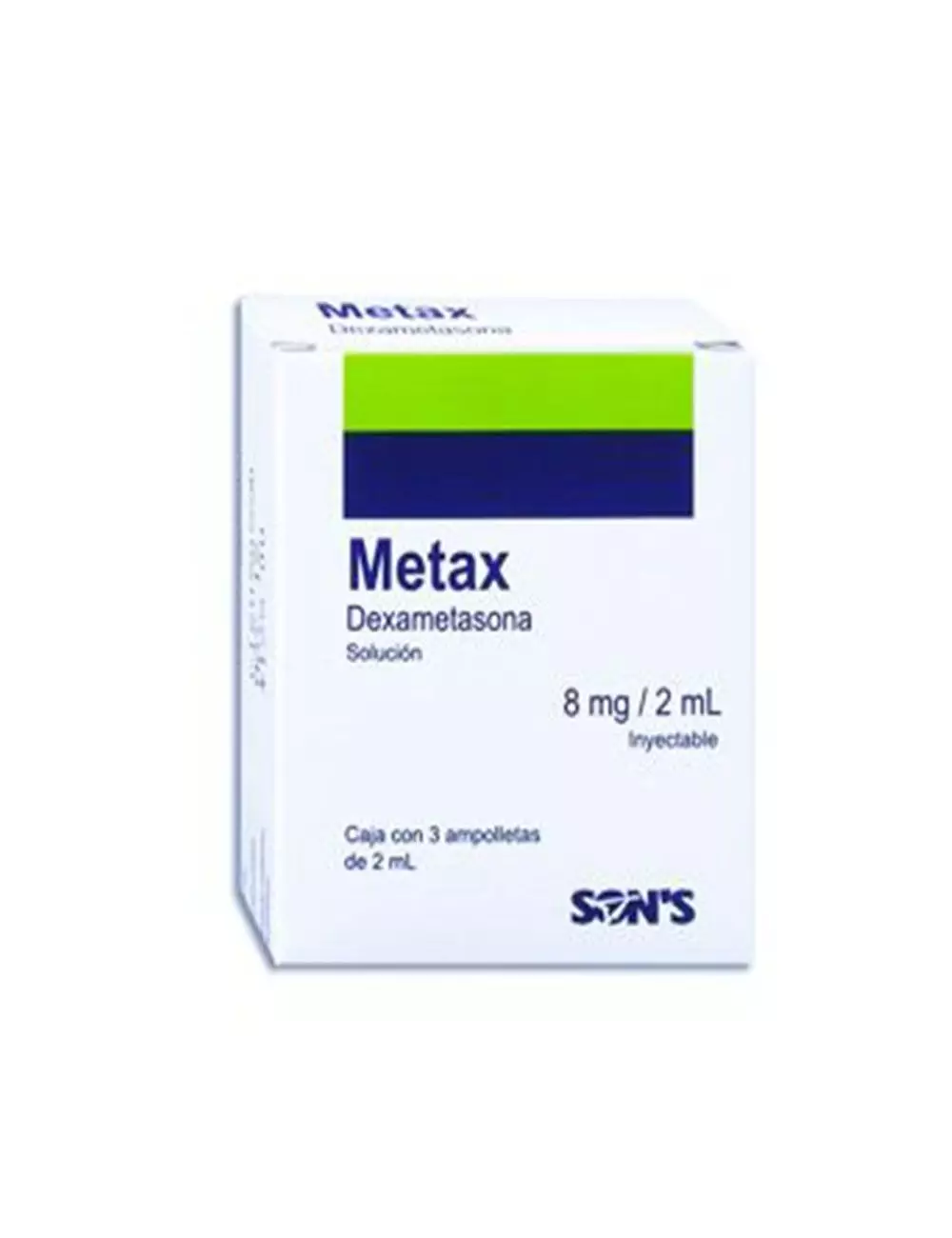 METAX SOL INY 2 ML C/3 AMP