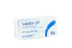 Salpifar Dt 37.5 mg /325 mg Caja Con 40 Tabletas