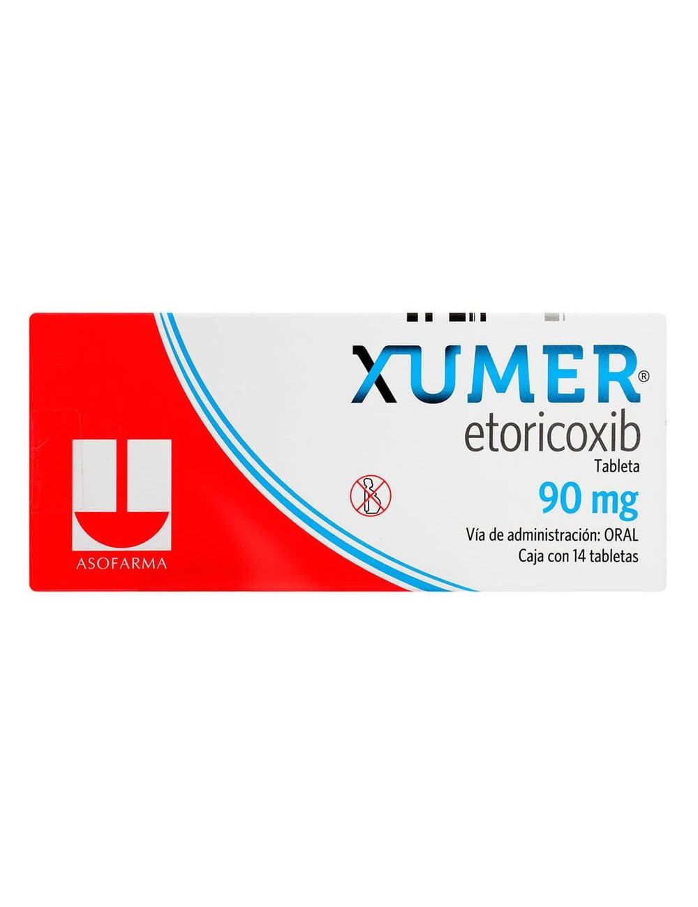 Xumer 90 mg Caja Con 14 Tabletas