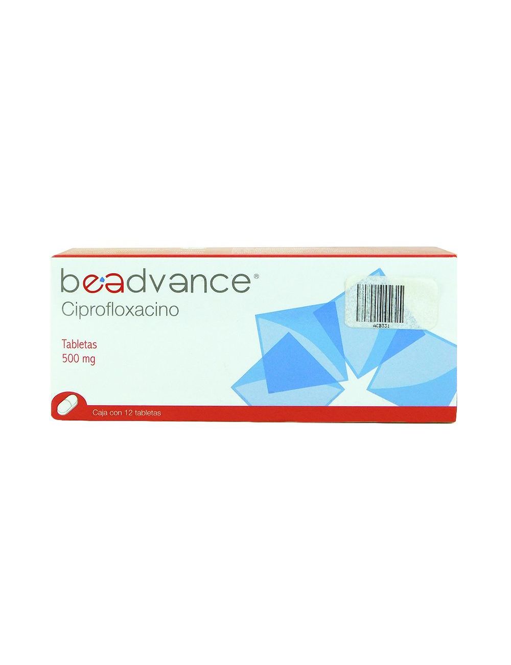 Beadvance Ciprofloxacino 500 mg Caja Con 12 Tabletas -RX2