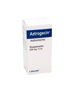 Aztrogecin Suspensión 200 mg / 5 mL Caja Con Frasco Con Polvo Para 15 mL - RX2