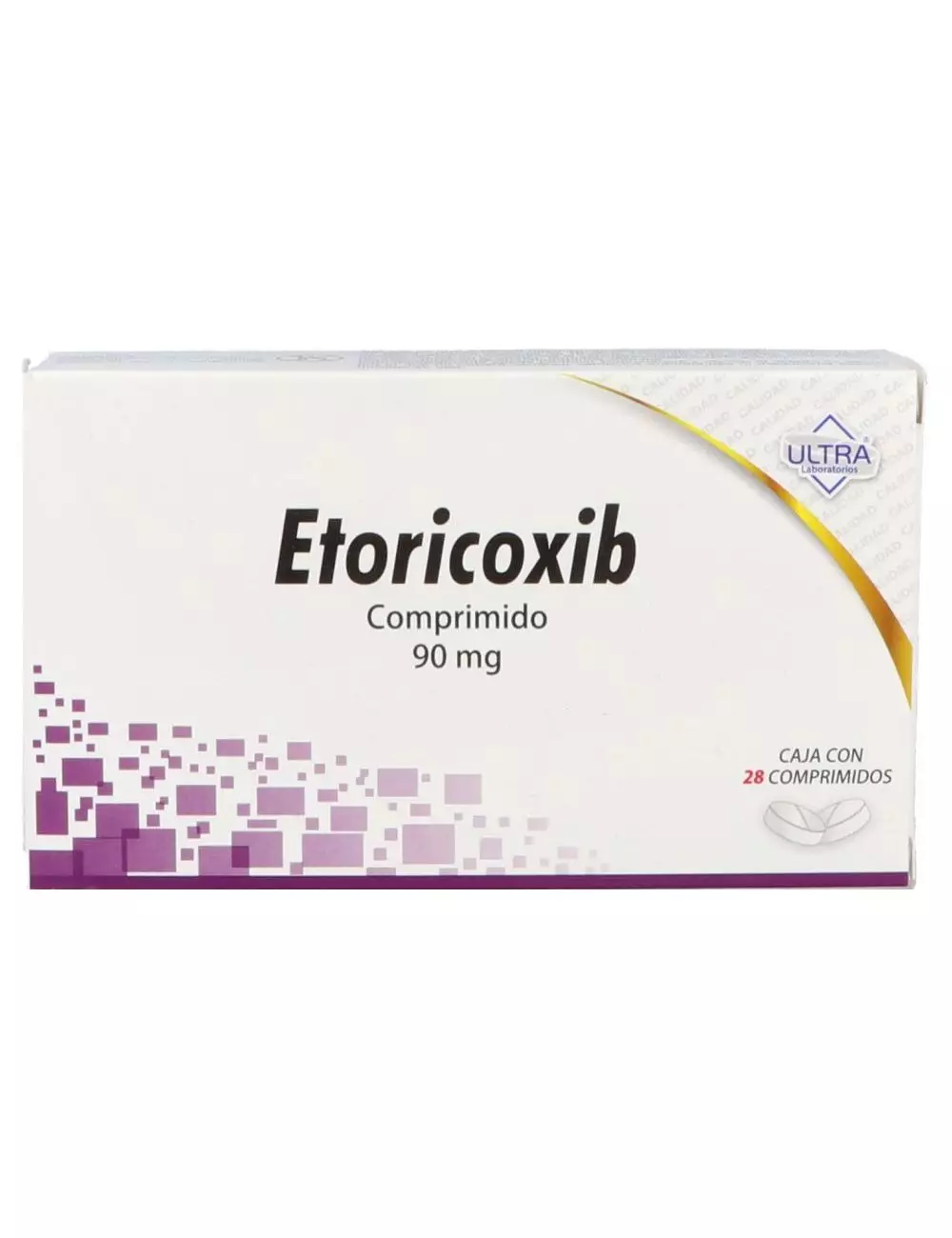 Etoricoxib 90 mg Caja Con 28 Comprimidos