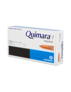 Quimara®-1 Crema 5% (Imiquimod) - Caja con Tubo de 5g - Liomont
